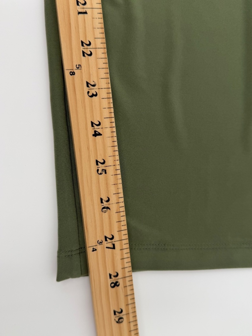 Susan Graver Pants Women XLP Green Liquid Knit Wide Leg Stretch Pull On Pockets - Picture 10 of 12